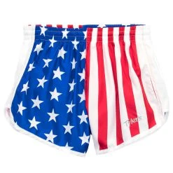 Women's American Flag Racer Shorts