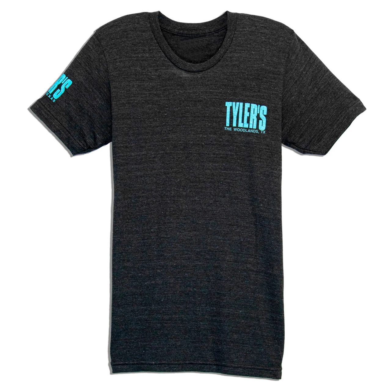 TYLER'S Grey/Aqua/Yellow Track Tee - The Woodlands - Image 3