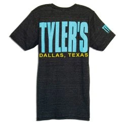 TYLER'S Dark Grey/Aqua Track Tee - Dallas