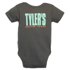 TYLER'S Asphalt/Mint Onesie - Austin
