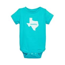 Austin Onesie - Caribbean Blue