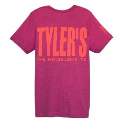 TYLER'S Berry/Melon Track Tee - The Woodlands