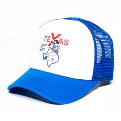 Royal / White Big & Best Trucker Hat