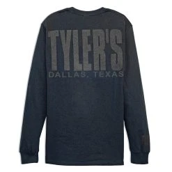 TYLER'S Long Sleeve Black/Black Tee - Dallas