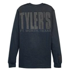 TYLER'S Long Sleeve Black/Black Tee - Ft. Worth