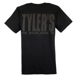 TYLER'S Black/Black Tee - The Woodlands