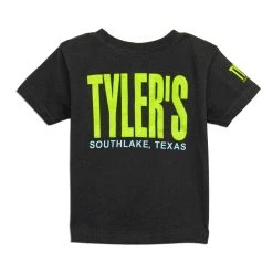 Toddlers' TYLER'S Black/Lime Tee - Southlake