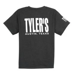 Kids' TYLER'S Black/White Tee - Austin