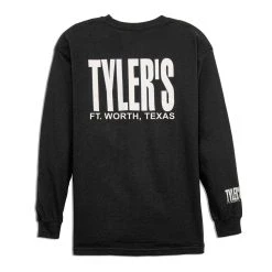 Kids' TYLER'S Black/White Long Sleeve Tee - Ft. Worth