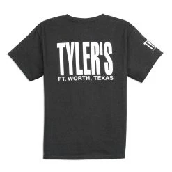 Kids' TYLER'S Black/White Tee - Ft. Worth