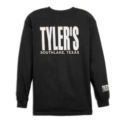 Kids' TYLER'S Black/White Long Sleeve Tee - Southlake