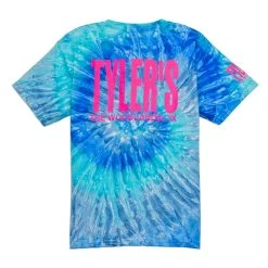 Kids' TYLER'S Blue/Pink Tie Dye Tee - The Woodlands