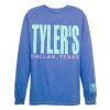 TYLER'S Long Sleeve Blue/Bright Mint Comfort Color Tee - Dallas