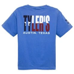 Kids' TYLER'S Texas Flag Comfort Color Tee - Austin