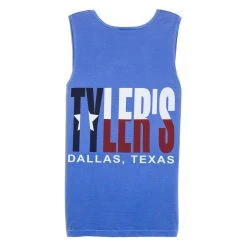 TYLER'S Blue/Texas Flag Comfort Color Tank Top - Dallas