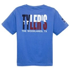 Kids' TYLER'S Blue Texas Flag Comfort Color Tee - The Woodlands