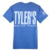 TYLER'S Blue/White Comfort Color Pocket Tee - Dallas