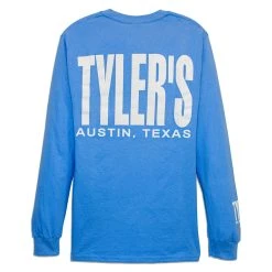 TYLER'S Light Blue/White Long Sleeve Tee - Austin