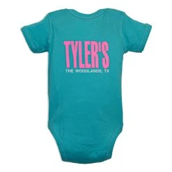 TYLER'S Caribbean Blue/Pink Onesie - The Woodlands