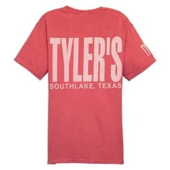 TYLER'S Coral Craze/Off-White Comfort Color Pocket Tee - Southlake