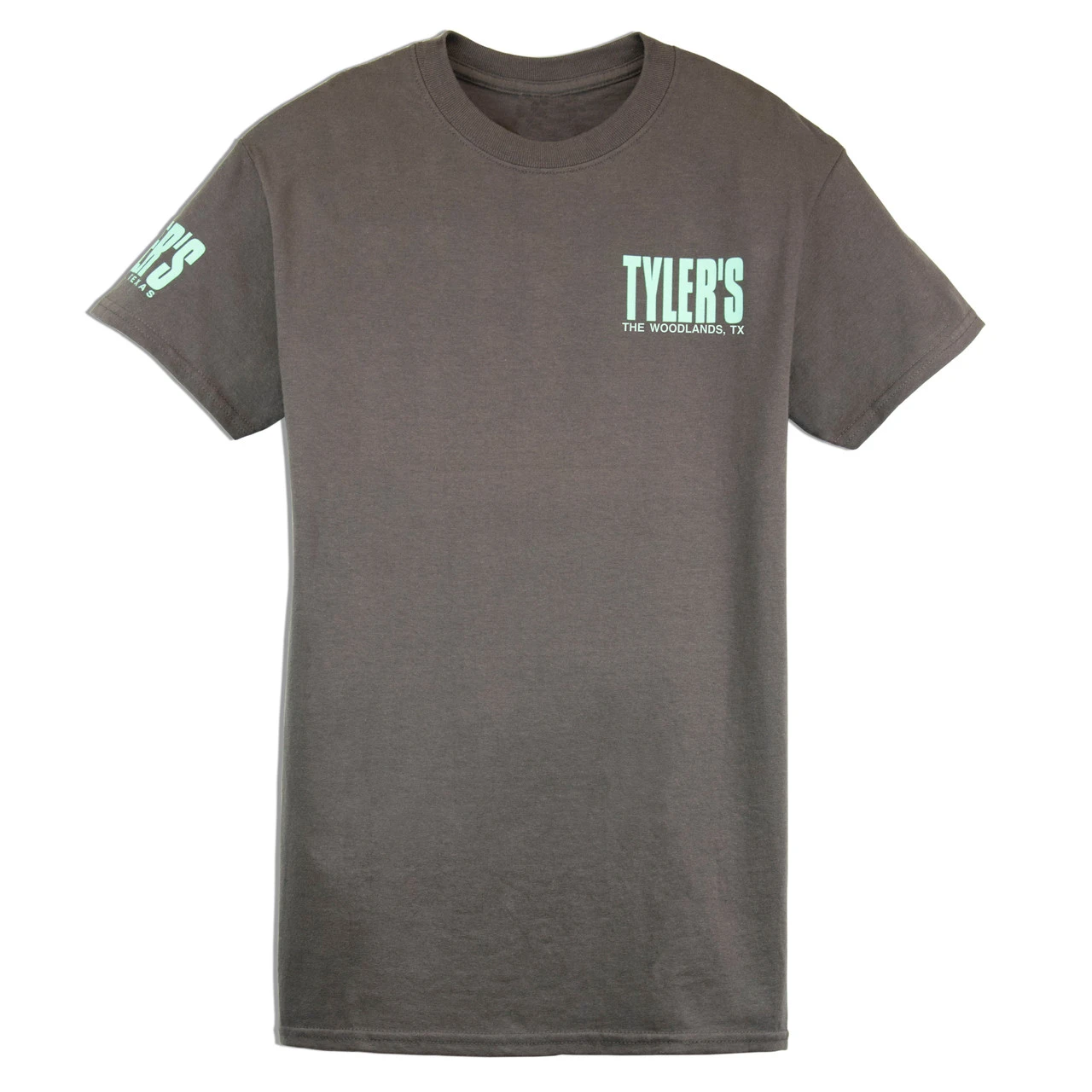 TYLER'S Charcoal/Mint Tee - The Woodlands - Image 2