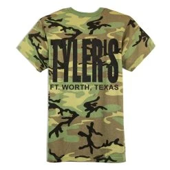 TYLER'S Camo/Black Tee - Ft.Worth