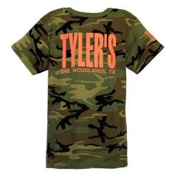Kids' TYLER'S Camo/Orange Tee - The Woodlands