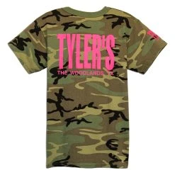 Kids' TYLER'S Camo/Pink Tee - The Woodlands