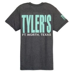 TYLER'S Dark Grey Heather/Mint Track Tee - Ft. Worth