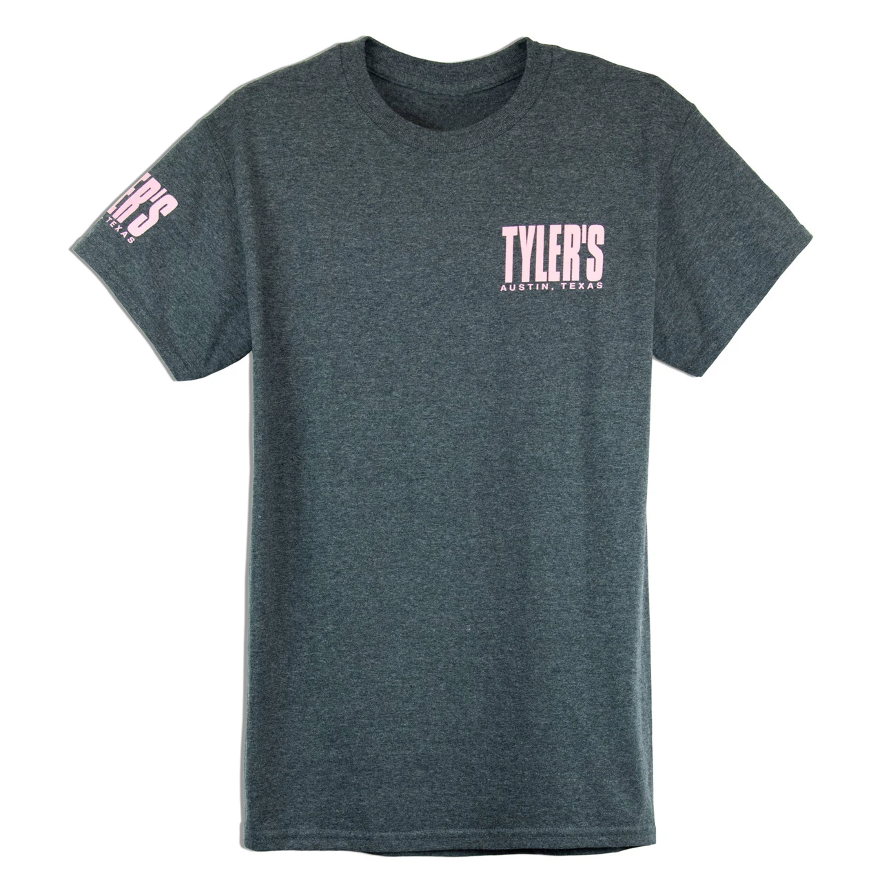 TYLER'S Dark Heather/Azalea Tee - Austin - Image 2