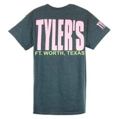 TYLER'S Dark Heather/Azalea Tee - Ft. Worth