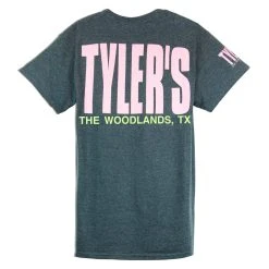 TYLER'S Dark Heather/Azalea Tee - The Woodlands