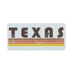 Texas Retro Rad Sticker
