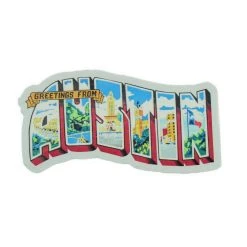 Greetings From Austin Sticker