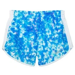 TYLER'S Women's Racer Shorts - Batik Blue Tie Dye