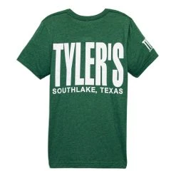 TYLER'S Green/White Track Tee - Southlake
