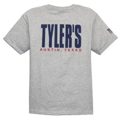 Kids' TYLER'S Grey/Navy Tee - Austin