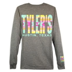TYLER'S Long Sleeve Pastel Aztec Tee - Austin