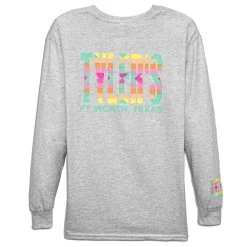 Kids' TYLER'S Long Sleeve Grey/Aztec Tee - Ft. Worth