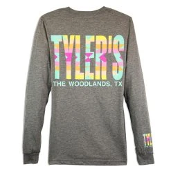 TYLER'S Long Sleeve Pastel Aztec Tee - The Woodlands