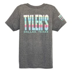 Kids' TYLER'S Grey/Stripe Track Tee - Dallas