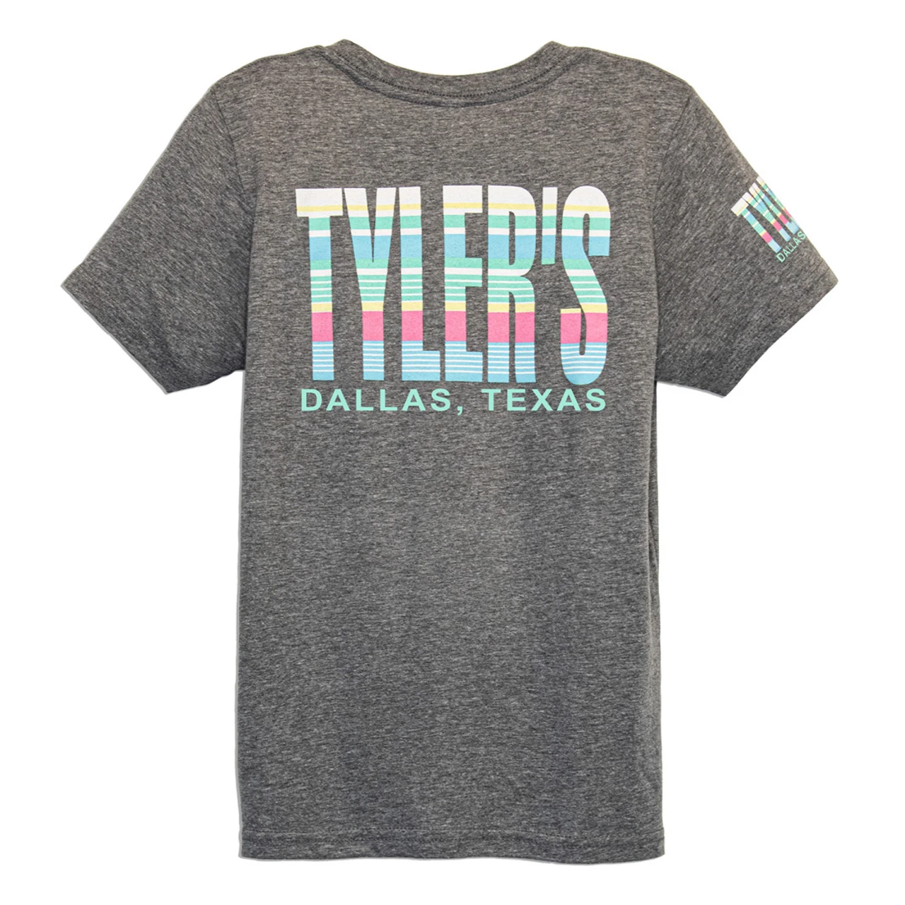 Kids' TYLER'S Grey/Stripe Track Tee - Dallas