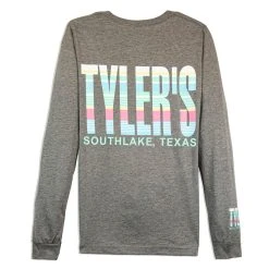 TYLER'S Long Sleeve Multi Stripe Tee - Southlake