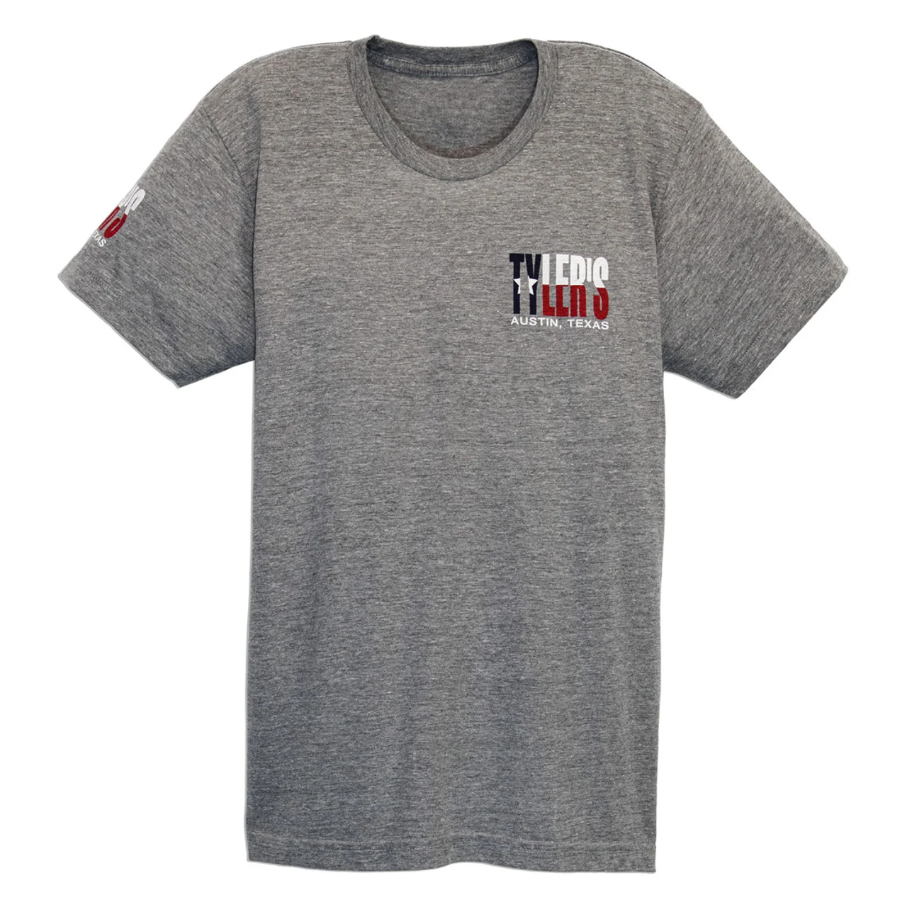 TYLER'S Grey/Texas Flag Track Tee - Austin - Image 2
