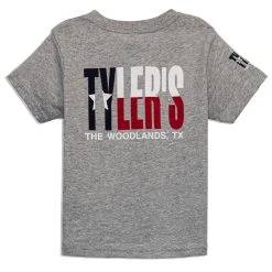 Toddlers' TYLER'S Grey/Texas Flag Tee - The Woodlands