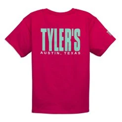 Kids' TYLER'S Heliconia/Mint Tee - Austin