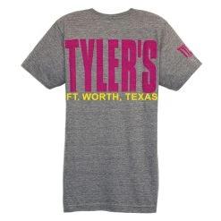 TYLER'S Heather Grey/Pink/Yellow Track Tee - Ft. Worth