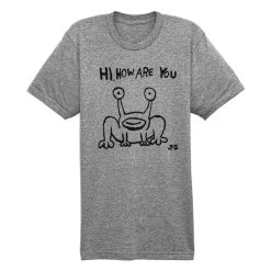 Daniel Johnston's Hi, How Are You Tee - Grey
