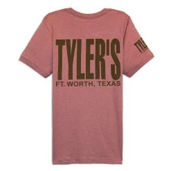 TYLER'S Heather Mauve/Olive Track Tee - Ft. Worth
