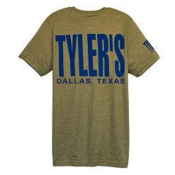TYLER'S Heather Olive/Navy Track Tee - Dallas